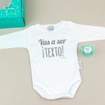 Cajita Divertida Body + Chupete Vas a ser ¡Texto libre! Menta