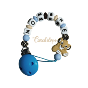 Cadenita de silicona Simba azul