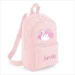 Mochila Junior Cisne personalizada, color a elegir