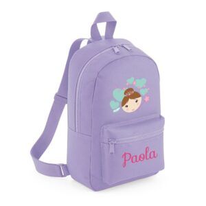 Mochila Junior Hada personalizada, color a elegir