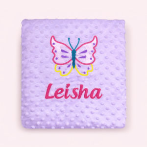 Manta Personalizada Mariposa con Nombre