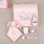 Cajita Sweet Conejito Rosa Personalizada