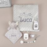 Cajita Sweet Elefante Gris Personalizada