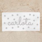 Toalla de baño Premium Candy Color y dibujo a elegir