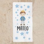Toalla de baño Premium Príncipe Personalizada
