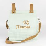Bolso Panera Gofre Menta Soft Personalizado