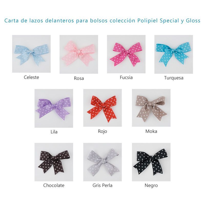 Bolso Panera Polipiel Special Lazos Delanteros Personalizado - Imagen 3