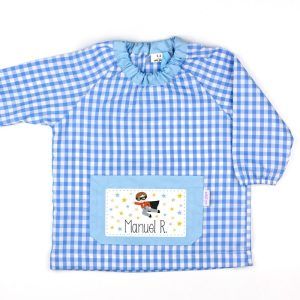 Babi Bolsillo Superhéroe Azul personalizado
