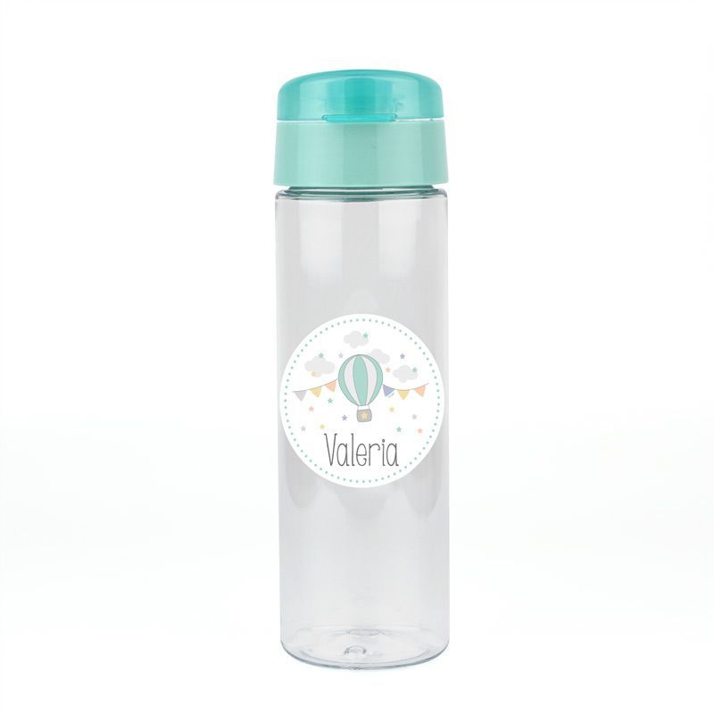 Pack Almuerzo Botella + Cajita Porta Alimentos Globo Menta personalizadas - Imagen 3