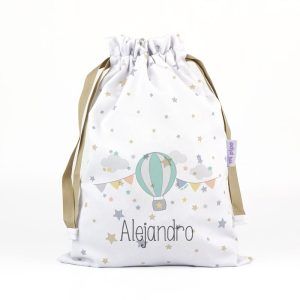 Saquito / Bolsita de Tela Globo Personalizado