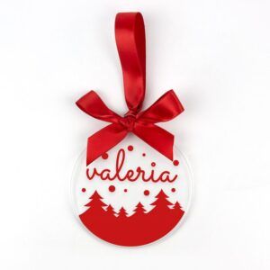 Bola Navidad Metacrilato Árboles a elegir color
