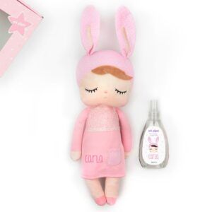 Cajita Muñeca Metoo Angela Rosa + Colonia personalizada