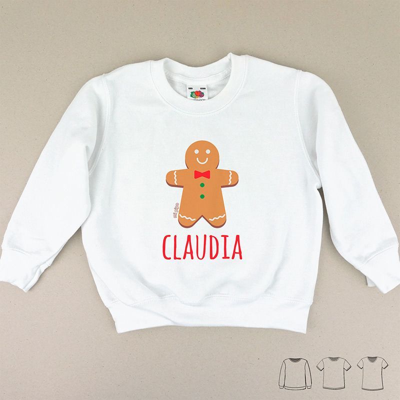 Sudadera niño Personalizada Galleta Jengibre