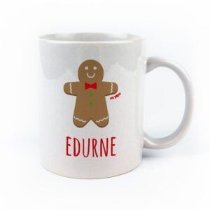 Taza cerámica o plástico personalizada Galleta de Jengibre