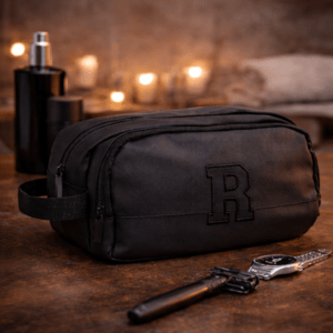 Neceser de Hombre Personalizado con Inicial – Elegancia para el Día del Padre