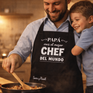 Delantal Personalizado para Papá – Regalo Original Día del Padre