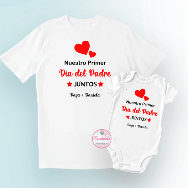 Pack Camisetas Papá e Hij@ – Regalo Día del Padre - Carchilopi