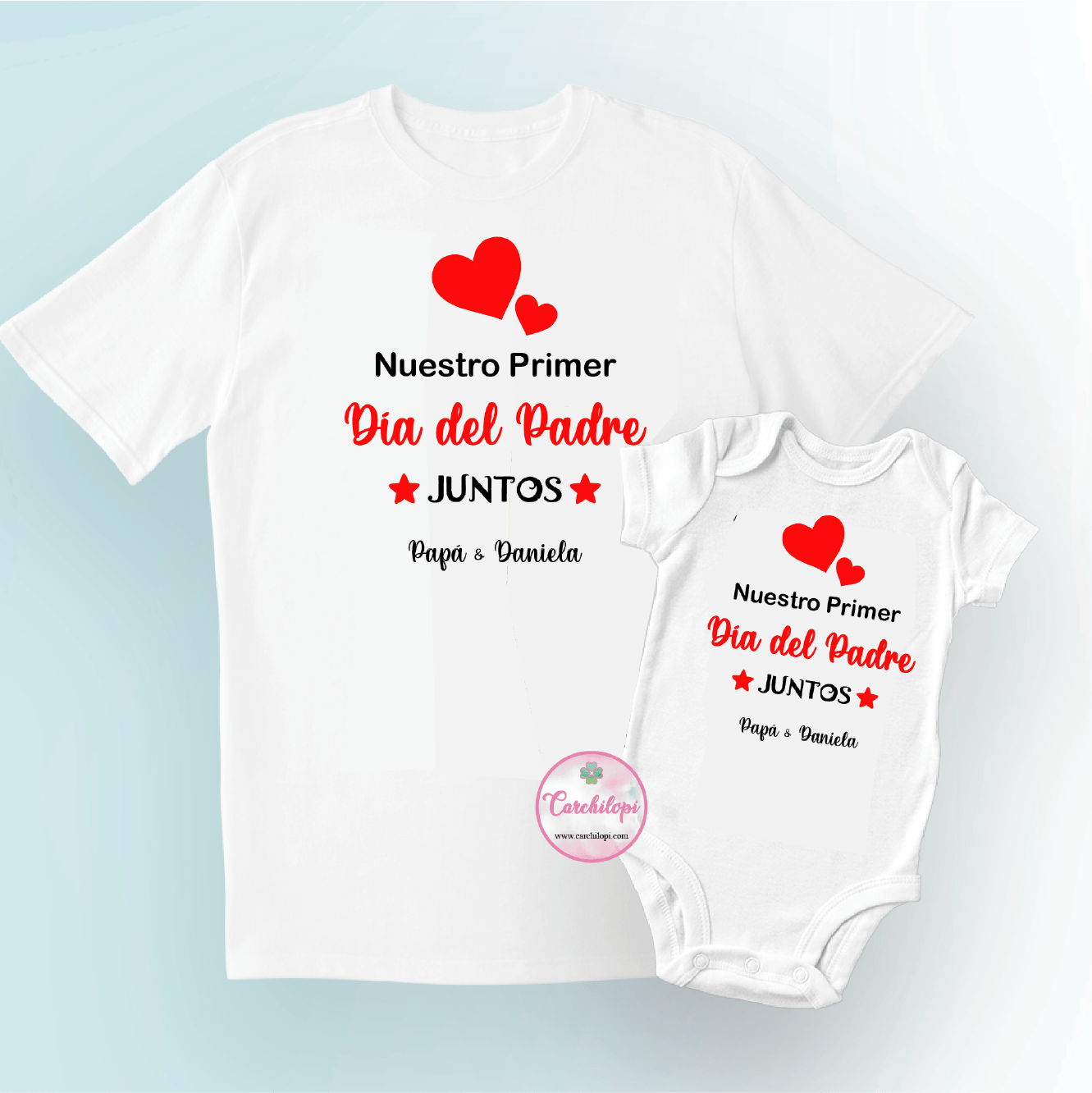 Pack Camisetas Papá e Hij@ – Regalo Día del Padre - Imagen 5