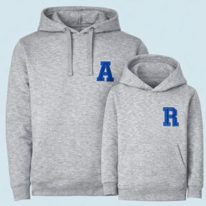 Pack Sudaderas Personalizadas Padre/Madre e Hij@ – Inicial Bordada