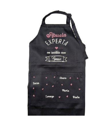 Delantal Personalizado con Nombres 💖 | Regalo Original para Mamá o Abuela - Imagen 5