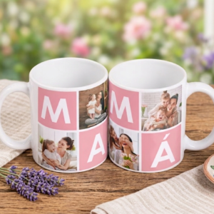 Taza Mamá Personalizada con Fotos 💖 – Regalo Original Día de la Madre