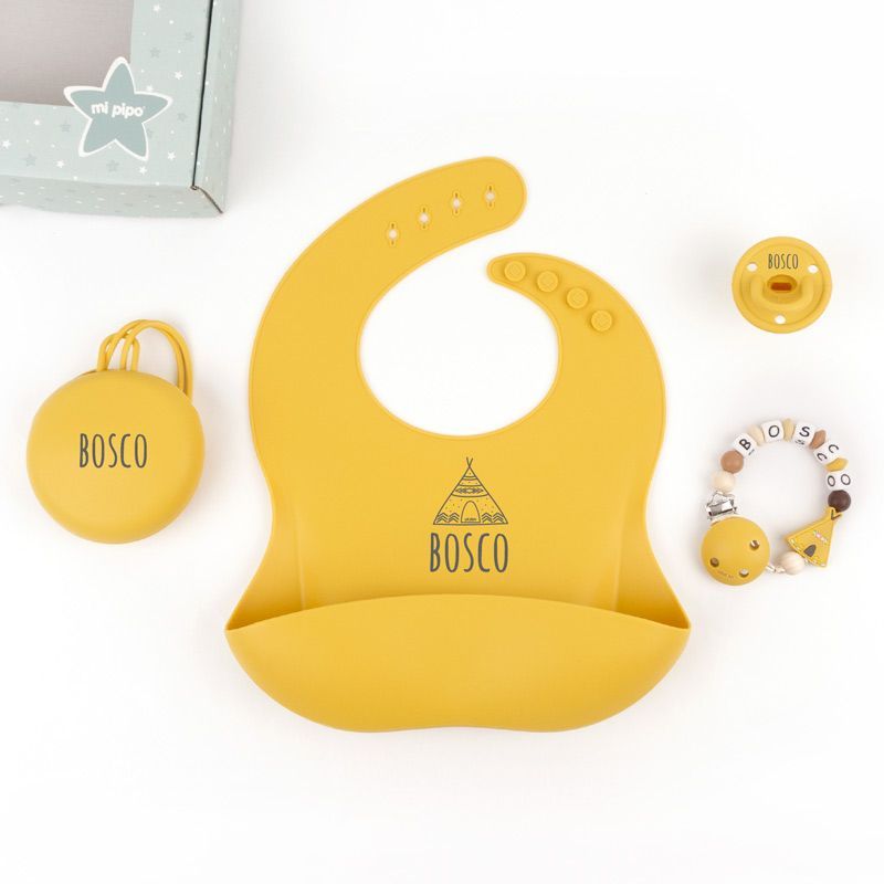 Cajita Gummy Tipi Mostaza personalizada