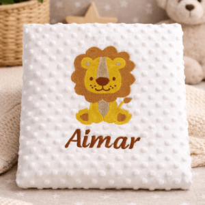 Manta Personalizada León con Nombre