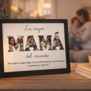 Cuadro Personalizado para Mamá con Fotos – Regalo Día de la Madre