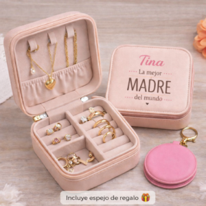 Joyero Personalizado con Nombre 💖 | Regalo Día de la Madre