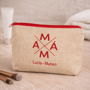 Neceser Personalizado “MAMÁ” con Nombres 💗 – Regalo Económico Día de la Madre