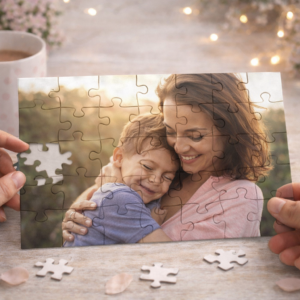 Puzzle de Madera Personalizado con Foto 💖 | Regalo Día de la Madre