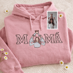 Sudadera Mamá Personalizada con Foto Bordada 💖