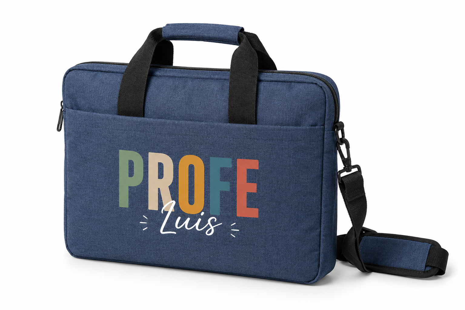 Portadocumentos Personalizado PROFE – Funda para Portátil con Nombre